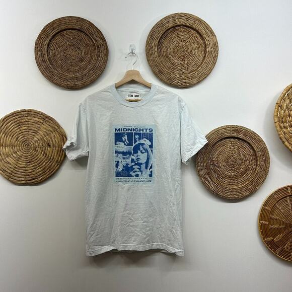 3:15 The Label Taylor Swift Midnights Short Sleeve Graphic Tee T-Shirt Medium - Picture 1 of 5